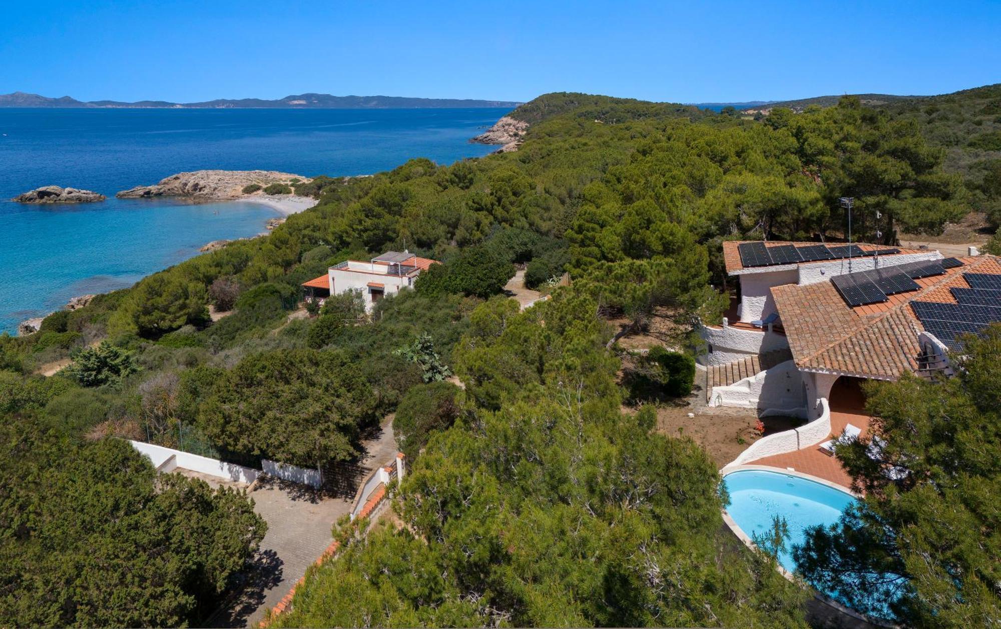 Villa Eliana Sul Mare Порто-Пино Экстерьер фото